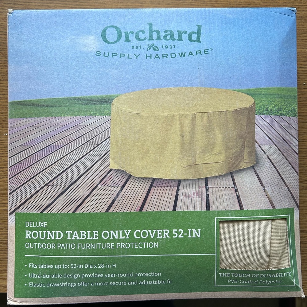 Round 52 inch patio table cover New